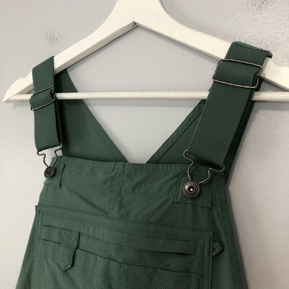 Duluth Trading Co New Heirloom Gardening Bib Overalls Womens Size M 29 Fir Green - Picture 5 of 16